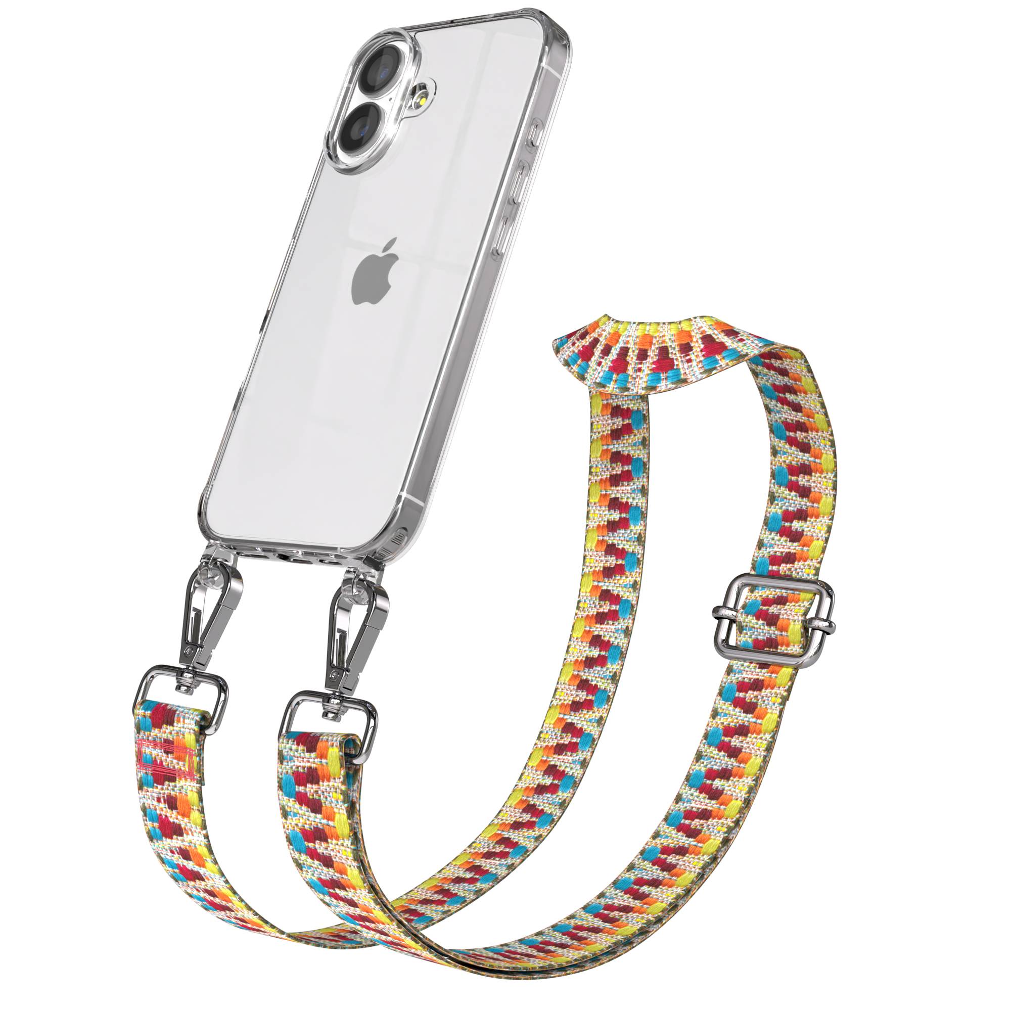iPhone 17 Handykette mit verstellbarem Boho Band zum Umhängen 