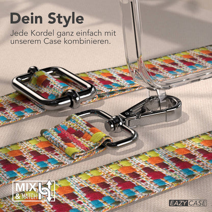 iPhone 17 Handykette mit verstellbarem Boho Band zum Umhängen 