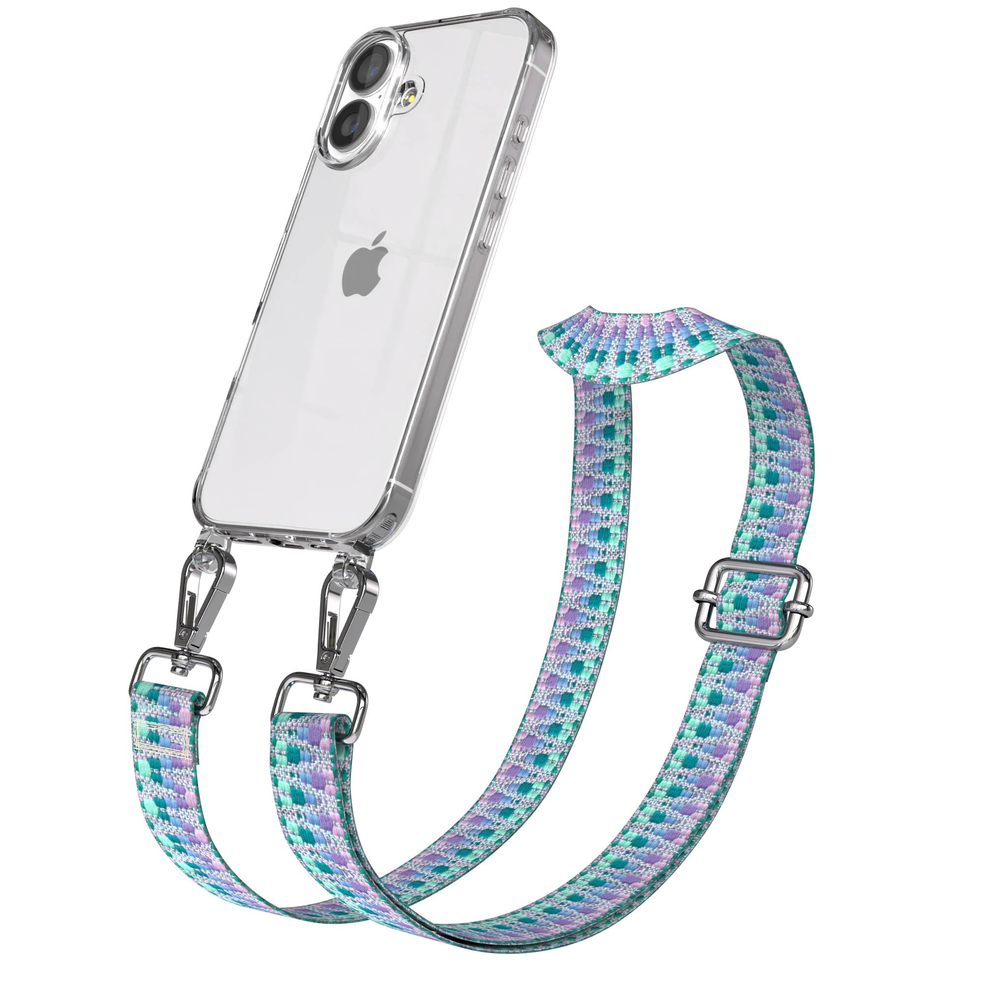 iPhone 17 Handykette mit verstellbarem Boho Band zum Umhängen 