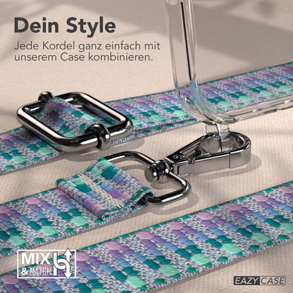 iPhone 17 Handykette mit verstellbarem Boho Band zum Umhängen 