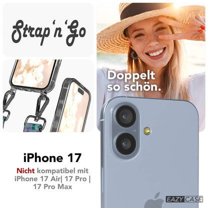 iPhone 17 Handykette mit verstellbarem Boho Band zum Umhängen 