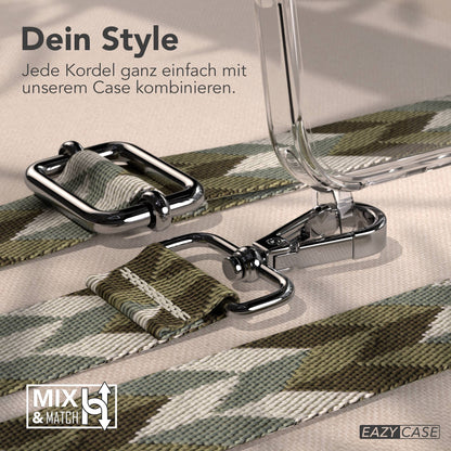 iPhone 17 Handykette mit verstellbarem Boho Band zum Umhängen 