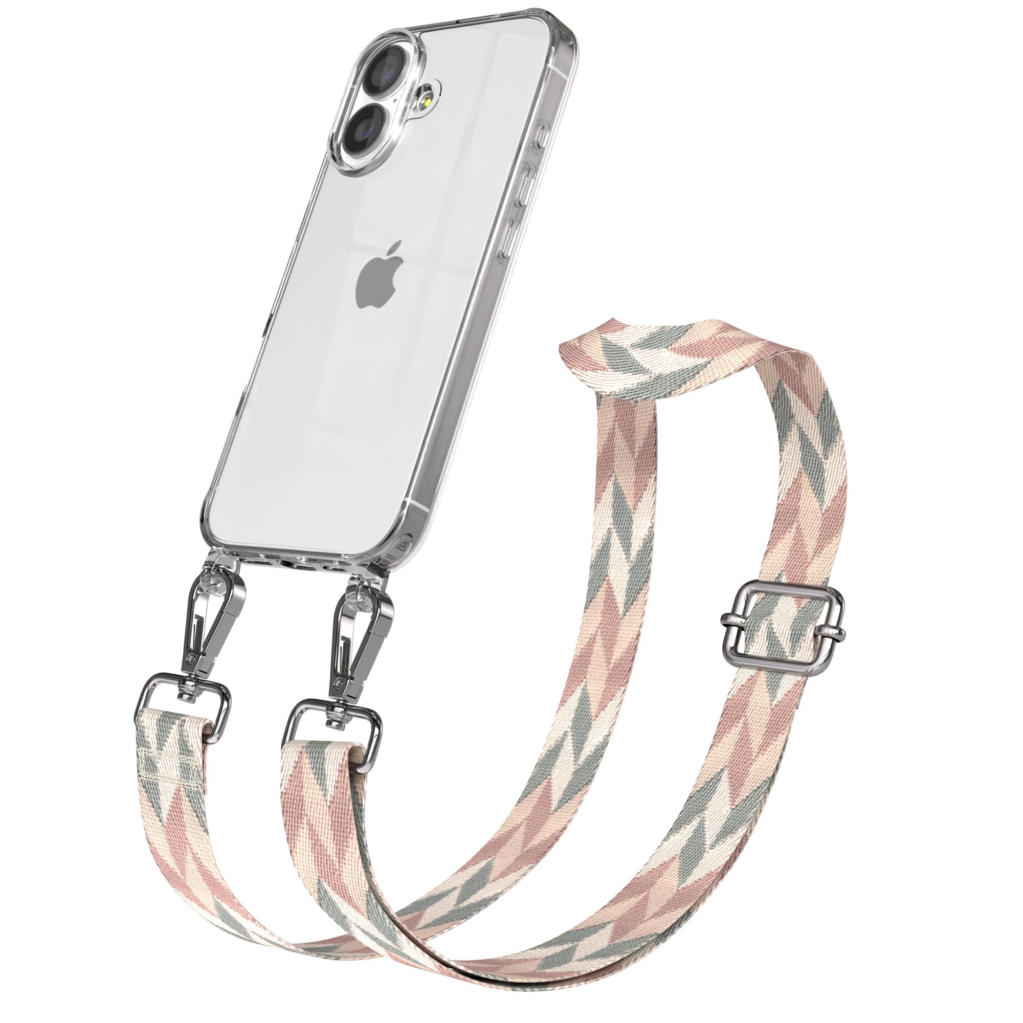 iPhone 17 Handykette mit verstellbarem Boho Band zum Umhängen 