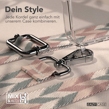 iPhone 17 Handykette mit verstellbarem Boho Band zum Umhängen 