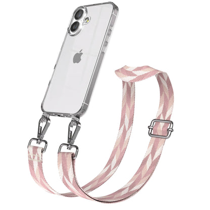 iPhone 17 Handykette mit verstellbarem Boho Band zum Umhängen 