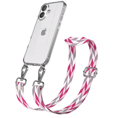 iPhone 17 Handykette mit verstellbarem Boho Band zum Umhängen 