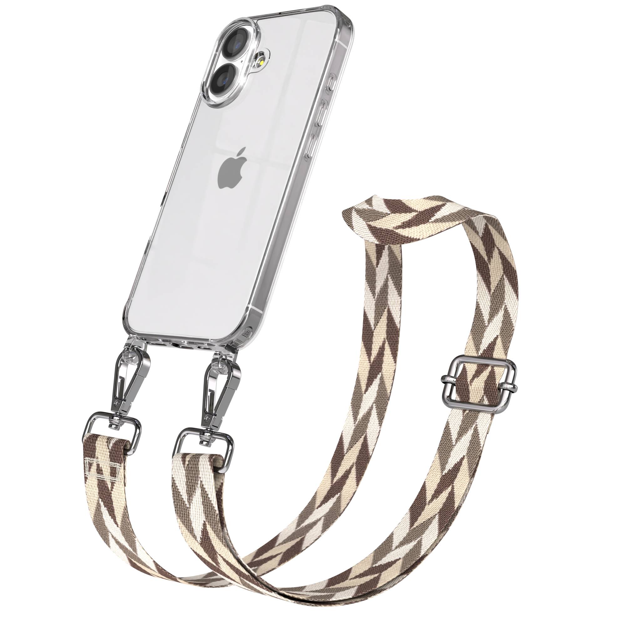 iPhone 17 Handykette mit verstellbarem Boho Band zum Umhängen 