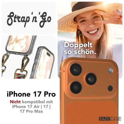iPhone 17 Pro Handykette mit Boho Band verstellbar 