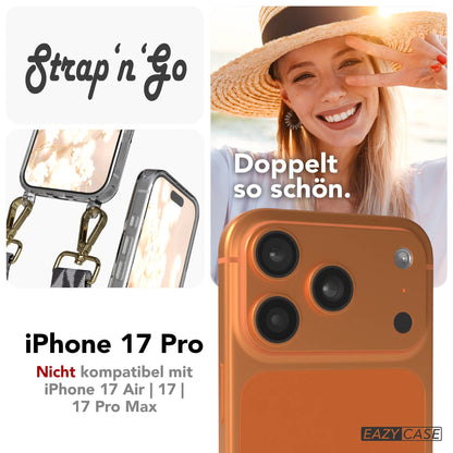 iPhone 17 Pro Handykette mit Boho Band verstellbar 