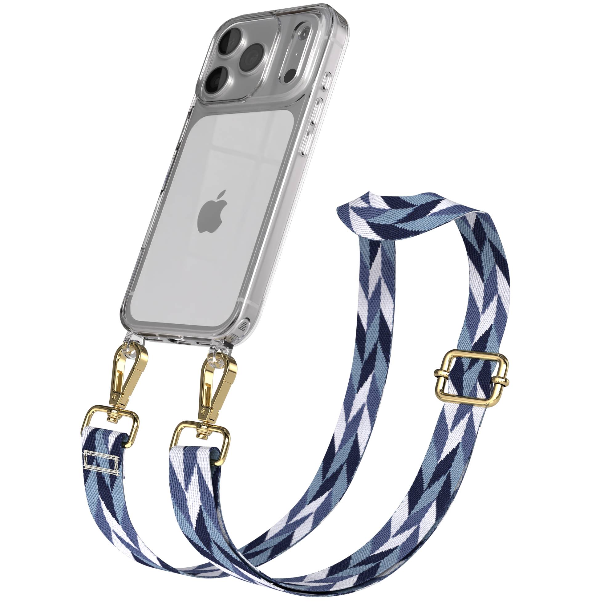 iPhone 17 Pro Handykette mit Boho Band verstellbar 