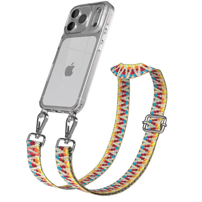 iPhone 17 Pro Handykette mit Boho Band verstellbar 