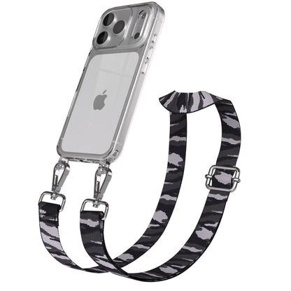 iPhone 17 Pro Handykette mit Boho Band verstellbar 