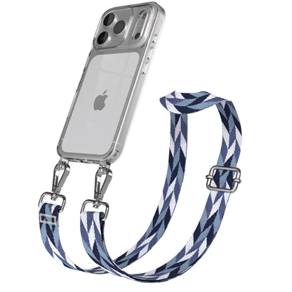 iPhone 17 Pro Handykette mit Boho Band verstellbar 
