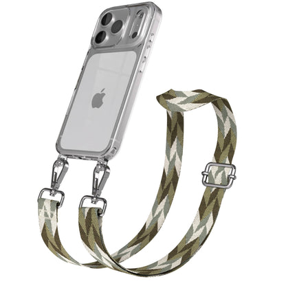 iPhone 17 Pro Handykette mit Boho Band verstellbar 