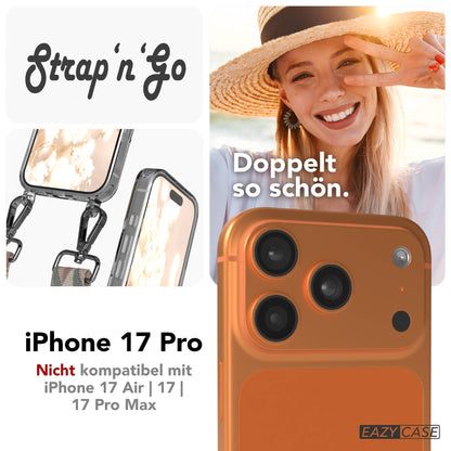 iPhone 17 Pro Handykette mit Boho Band verstellbar 
