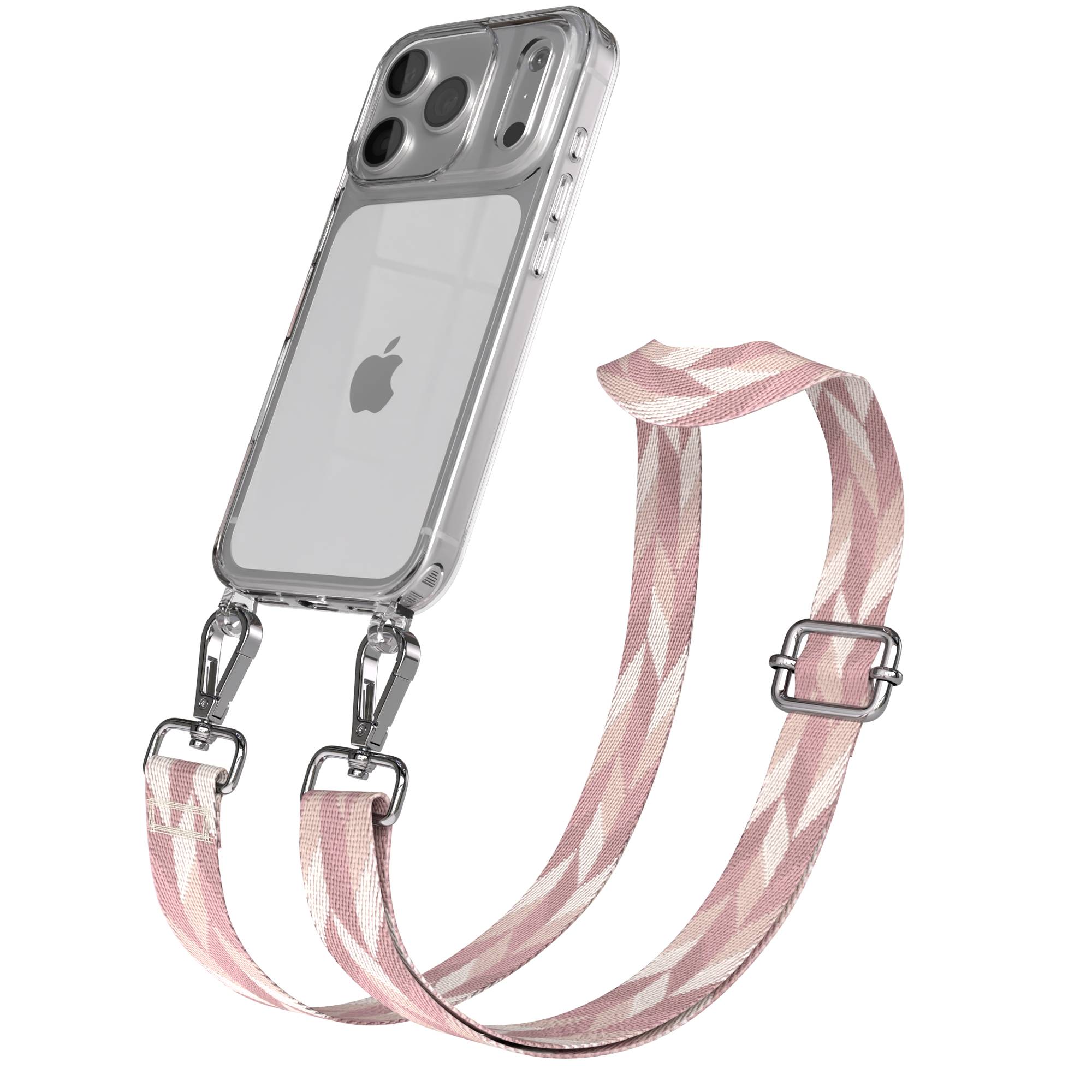 iPhone 17 Pro Handykette mit Boho Band verstellbar 