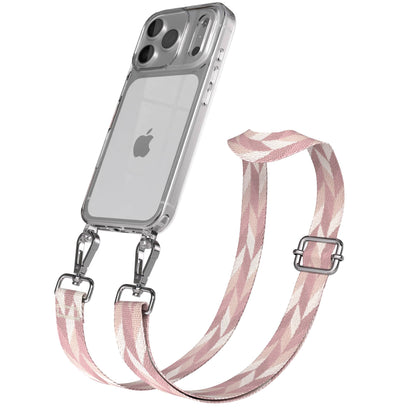 iPhone 17 Pro Handykette mit Boho Band verstellbar 