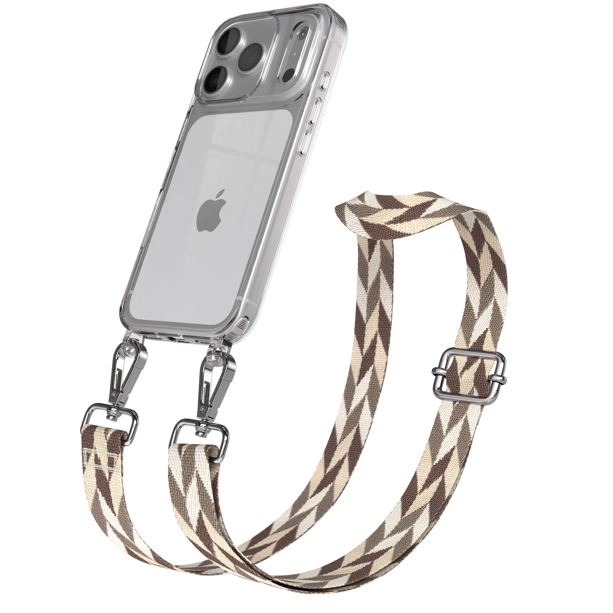 iPhone 17 Pro Handykette mit Boho Band verstellbar 