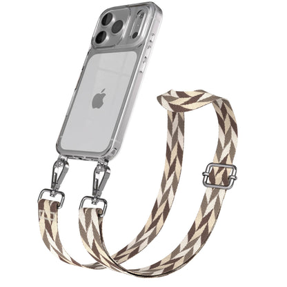 iPhone 17 Pro Handykette mit Boho Band verstellbar 