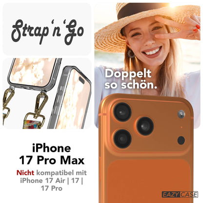 iPhone 17 Pro Max Handykette mit Boho Band verstellbar EAZY CASE 