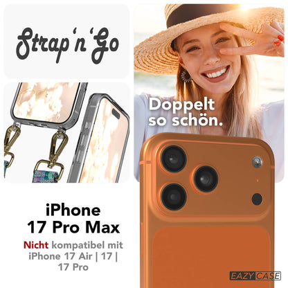 iPhone 17 Pro Max Handykette mit Boho Band verstellbar EAZY CASE 