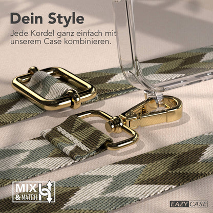 iPhone 17 Pro Max Handykette mit Boho Band verstellbar EAZY CASE 