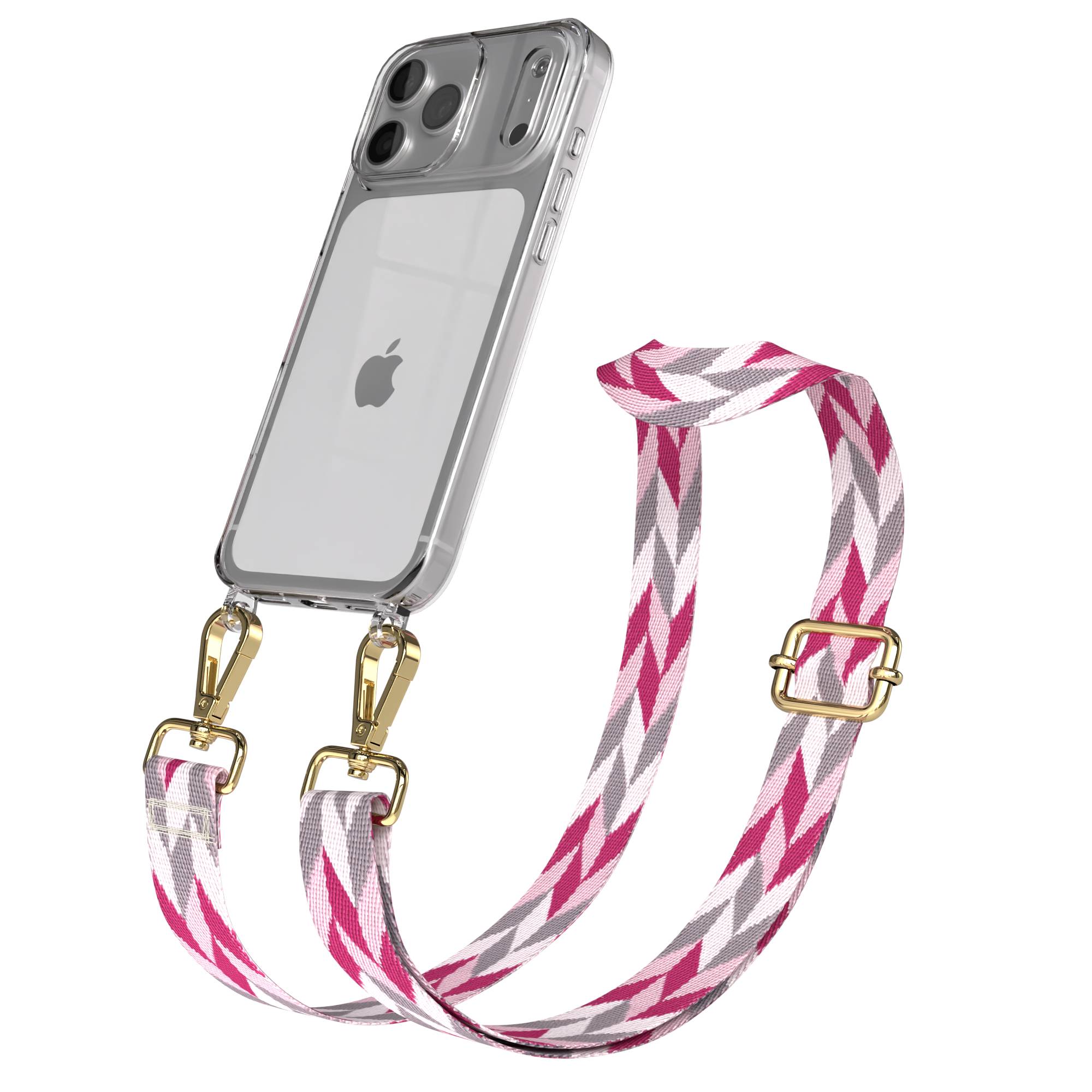 iPhone 17 Pro Max Handykette mit Boho Band verstellbar EAZY CASE 