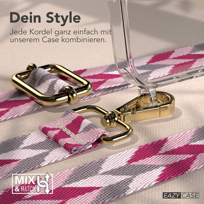 iPhone 17 Pro Max Handykette mit Boho Band verstellbar EAZY CASE 