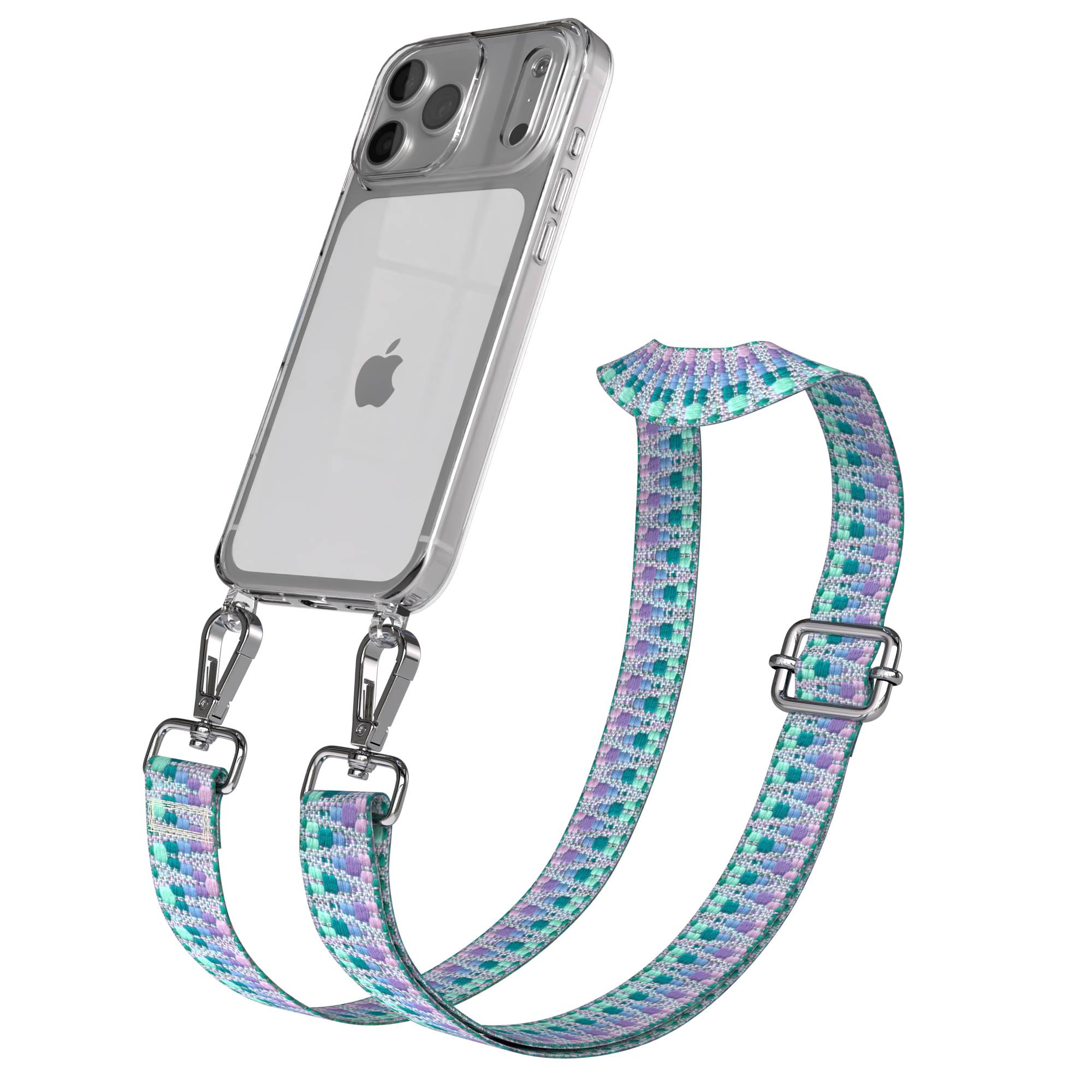 iPhone 17 Pro Max Handykette mit Boho Band verstellbar EAZY CASE 