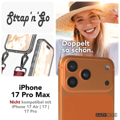 iPhone 17 Pro Max Handykette mit Boho Band verstellbar EAZY CASE 