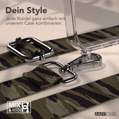 iPhone 17 Pro Max Handykette mit Boho Band verstellbar EAZY CASE 