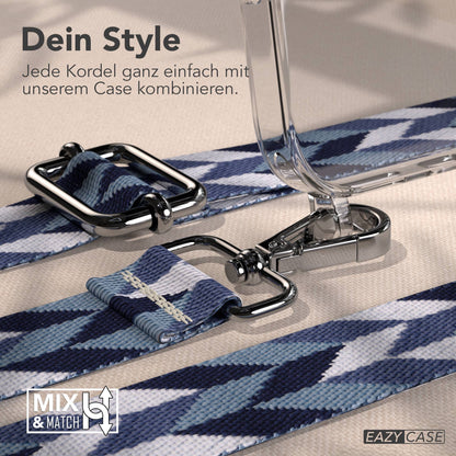 iPhone 17 Pro Max Handykette mit Boho Band verstellbar EAZY CASE 