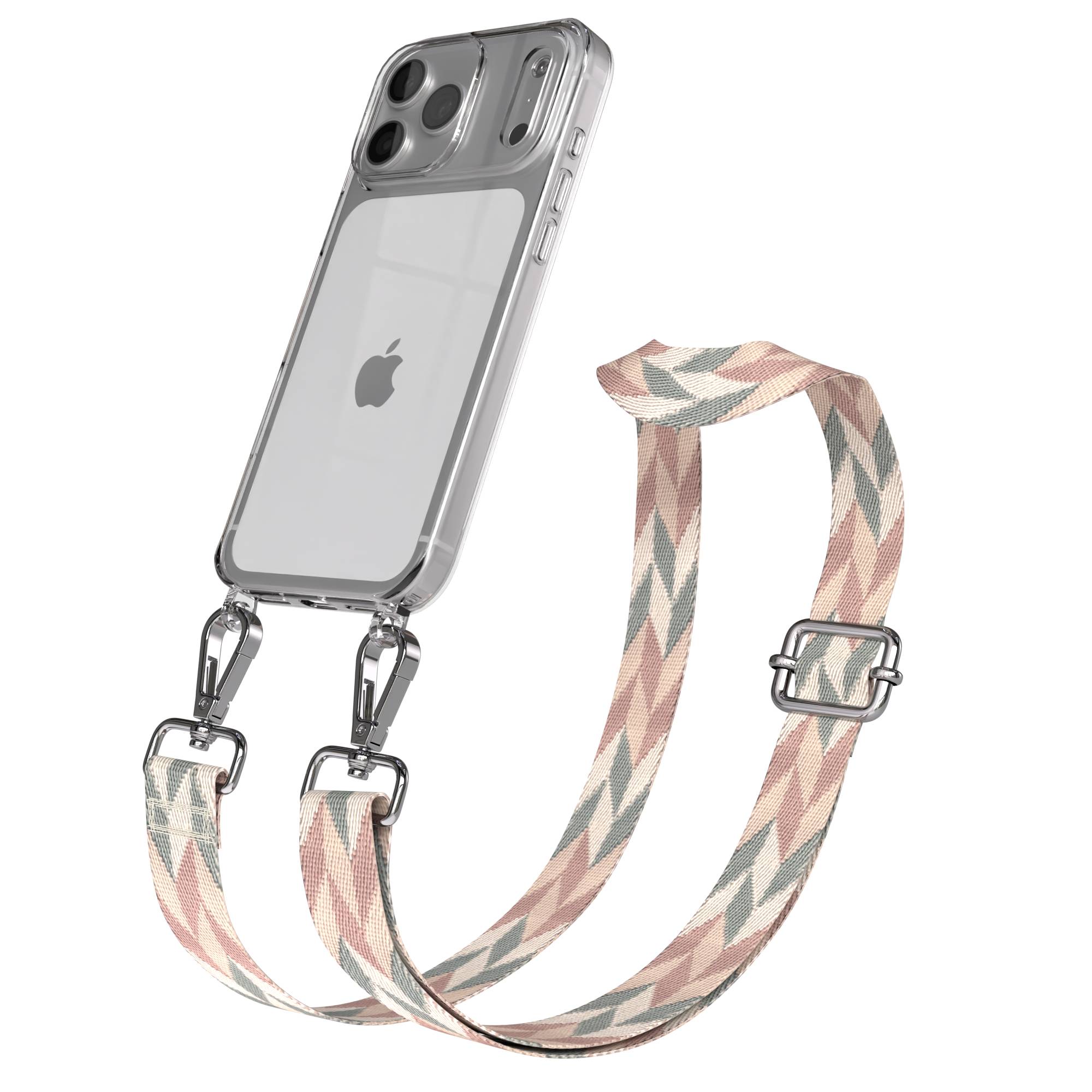 iPhone 17 Pro Max Handykette mit Boho Band verstellbar EAZY CASE 