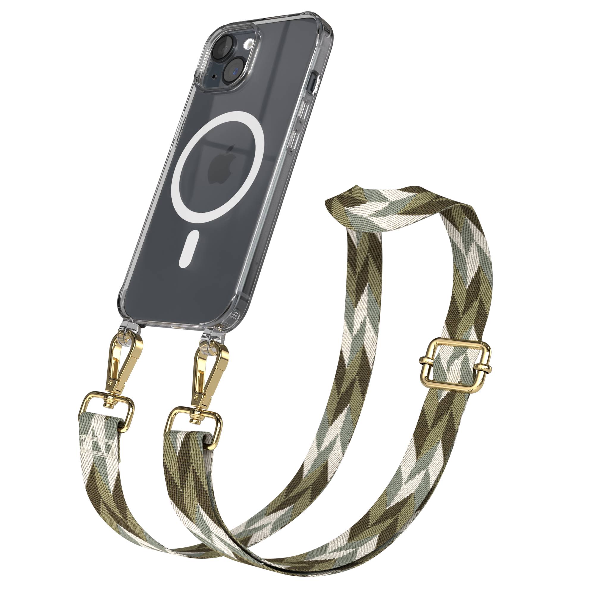 iPhone 15 MagSafe Handykette mit Boho Band von EAZY CASE 