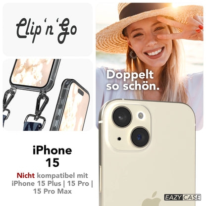 iPhone 15 MagSafe Handykette mit Boho Band von EAZY CASE 