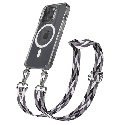 iPhone 15 Pro MagSafe Handykette mit Boho Band verstellbar 