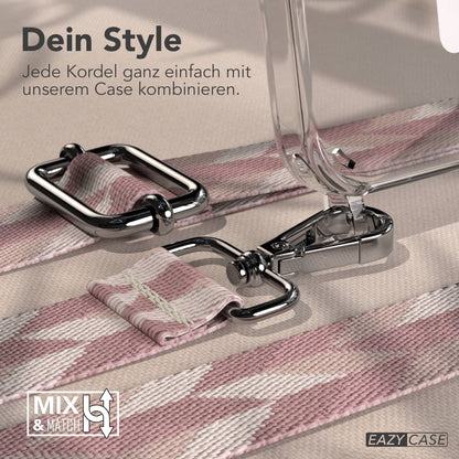 iPhone 15 Pro MagSafe Handykette mit Boho Band verstellbar 