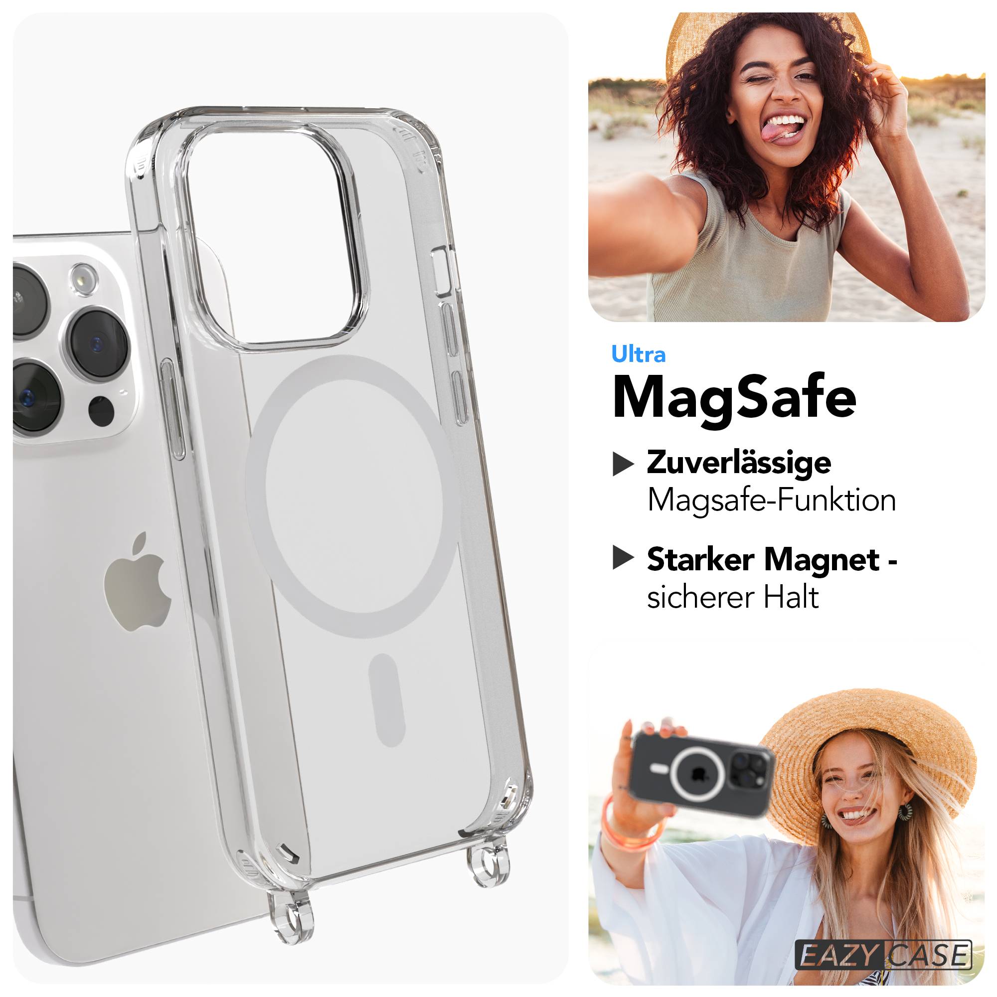 iPhone 15 Pro MagSafe Handykette mit Boho Band verstellbar 