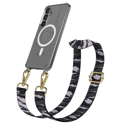 Samsung Galaxy S24 Handykette MagSafe mit Boho Band verstellbar 