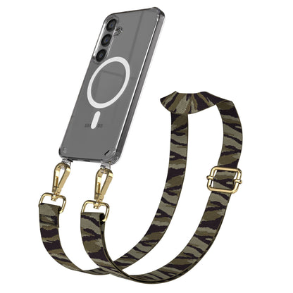 Samsung Galaxy S24 Handykette MagSafe mit Boho Band verstellbar 