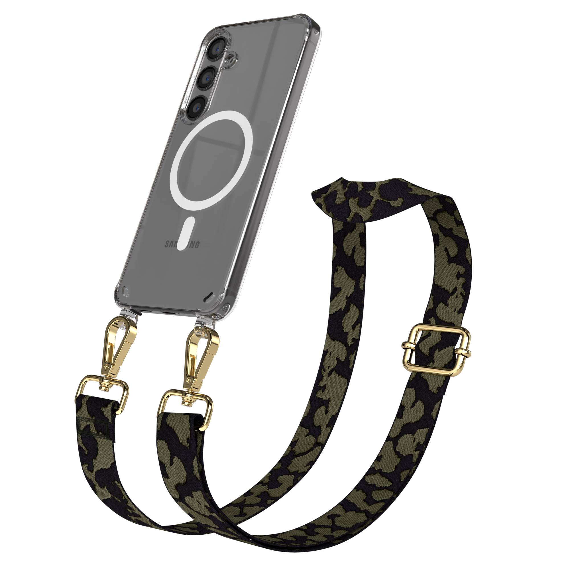 Samsung Galaxy S24 Handykette MagSafe mit Boho Band verstellbar 