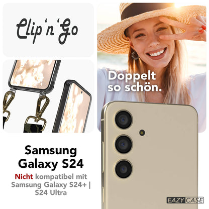 Samsung Galaxy S24 Handykette MagSafe mit Boho Band verstellbar 