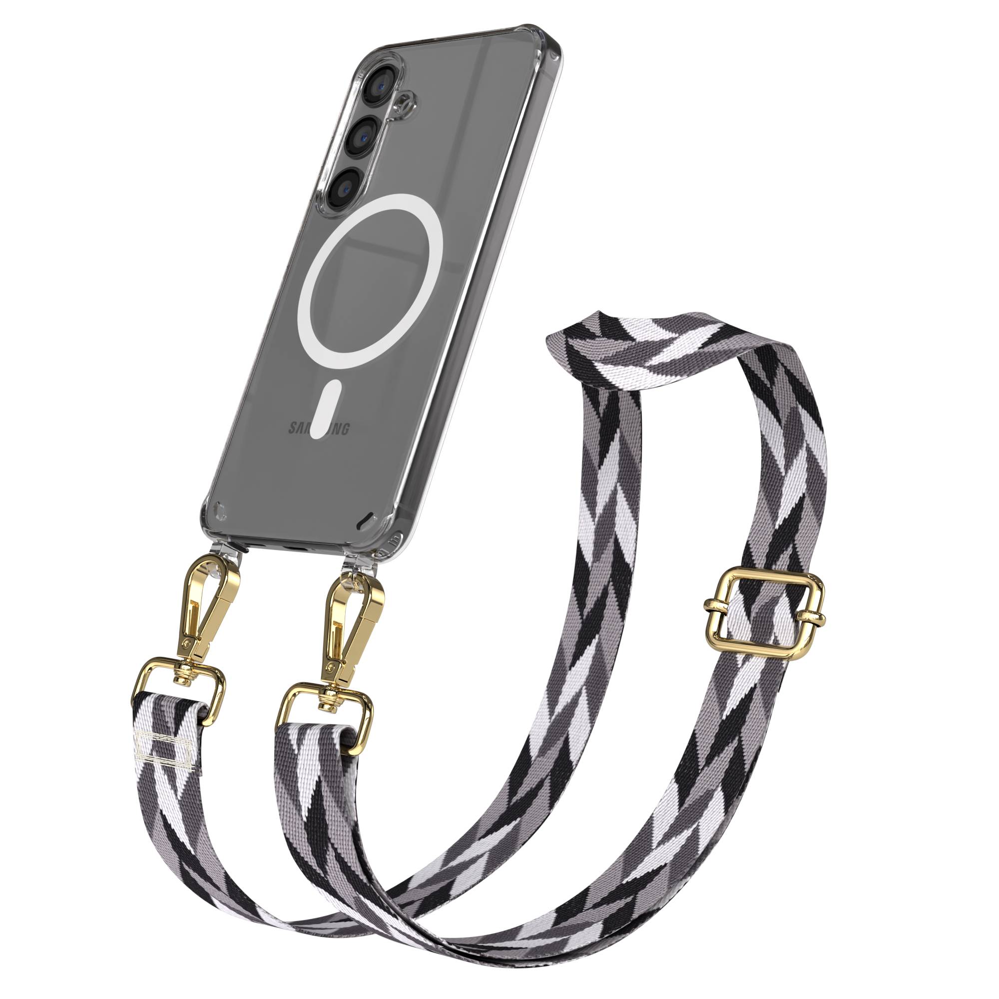 Samsung Galaxy S24 Handykette MagSafe mit Boho Band verstellbar 