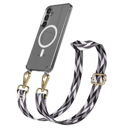 Samsung Galaxy S24 Handykette MagSafe mit Boho Band verstellbar 