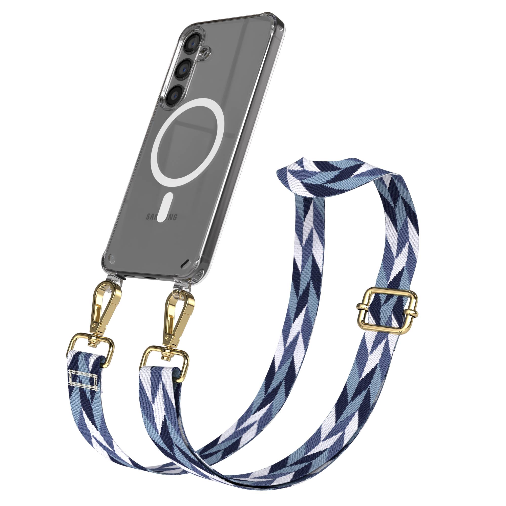 Samsung Galaxy S24 Handykette MagSafe mit Boho Band verstellbar 