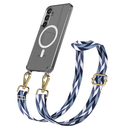 Samsung Galaxy S24 Handykette MagSafe mit Boho Band verstellbar 