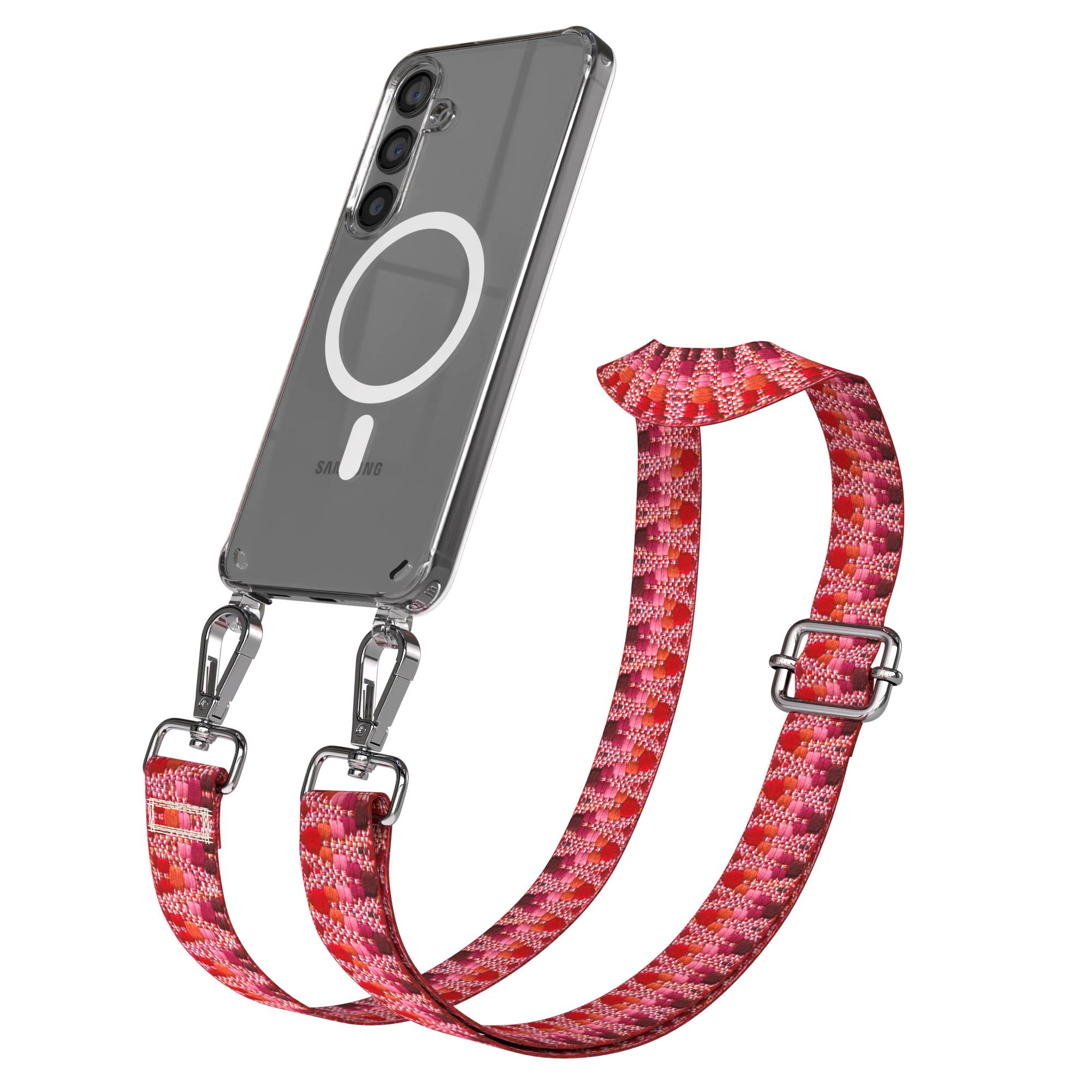 Samsung Galaxy S24 Handykette MagSafe mit Boho Band verstellbar 