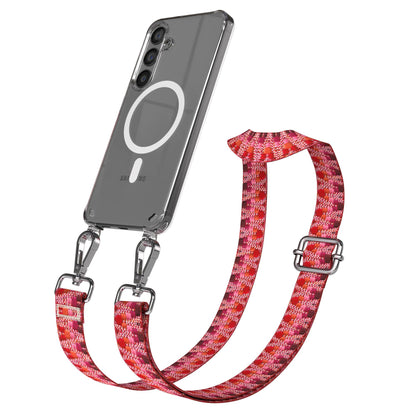Samsung Galaxy S24 Handykette MagSafe mit Boho Band verstellbar 