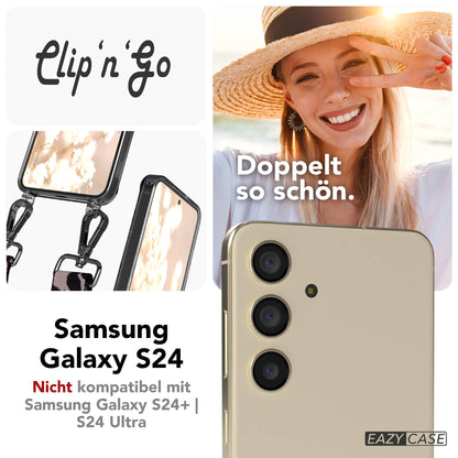 Samsung Galaxy S24 Handykette MagSafe mit Boho Band verstellbar 