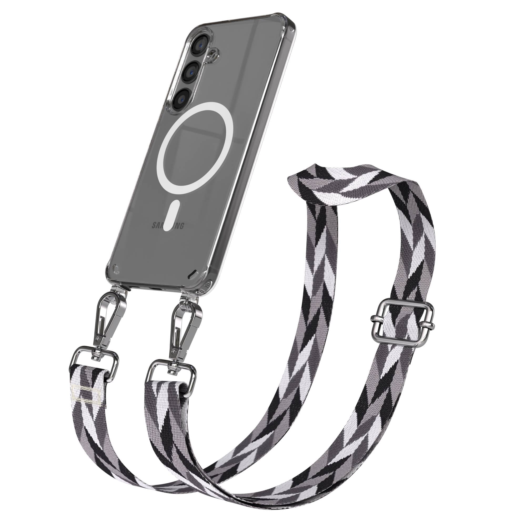 Samsung Galaxy S24 Handykette MagSafe mit Boho Band verstellbar 